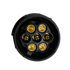2 PCS VS1130E-M 13 Turn 7 Core Mini Converted Head Trailer RV Connector EU Plug