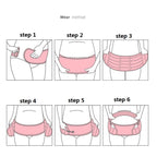 Prenatal Belly Support Three-Piece Breathable Belly Support Belt For Pregnant Women Before Childbirth