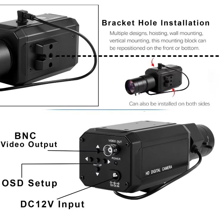 Vanxse 1000-line 3.5-8mm Zoom Lens Analog Camcorder
