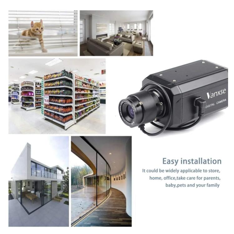 Vanxse 1000-line 3.5-8mm Zoom Lens Analog Camcorder