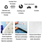 Bathroom Door Absorbent Floor Mat Bedroom Coral Velvet Non-Slip Mat — view 8