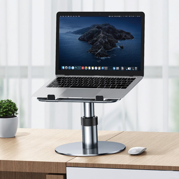 Oatsbasf 03597 Aluminum Alloy Notebook Heightening Bracket Notebook Computer Lifting Heat Dissipation Bracket Mobile Folding Table, Style: