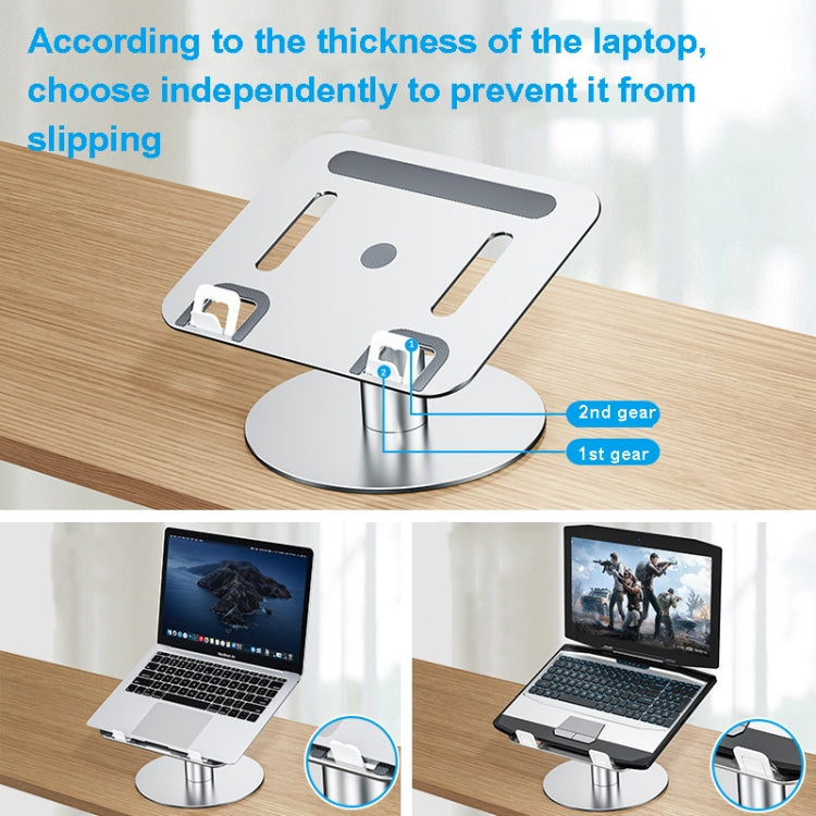Oatsbasf 03597 Aluminum Alloy Notebook Heightening Bracket Notebook Computer Lifting Heat Dissipation Bracket Mobile Folding Table, Style: