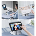 Oatsbasf 03597 Aluminum Alloy Notebook Heightening Bracket Notebook Computer Lifting Heat Dissipation Bracket Mobile Folding Table, Style: