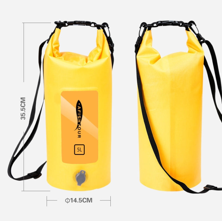 AFISHTOUR FW2061 5L Waterproof Drifting Stream Bag Folding Storage Bucket Package