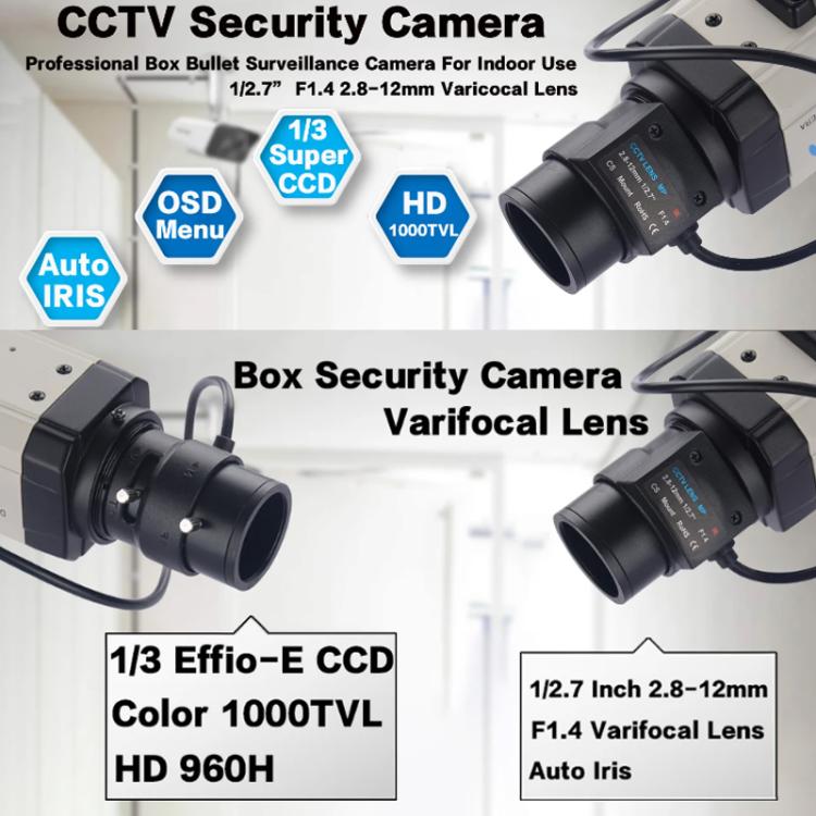 Vanxse 4MP Ultra HD PoE Camera With 2.8-12mm Zoom Lens