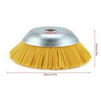 8 Inch Nylon Wire Weeding Machine Head Bowl Type Weeding Brush — view 4