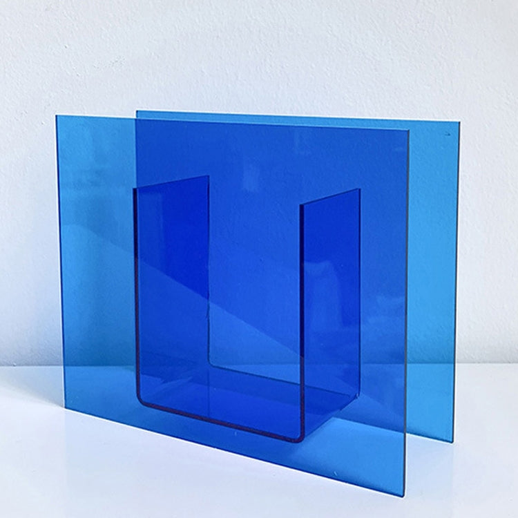 Blue Ball Magic Square Studio Background Ornament Photo Props — Blue Round Acrylic Ornament