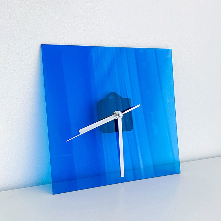 Blue Ball Magic Square Studio Background Ornament Photo Props — Acrylic Clock
