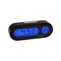 K02 Car Electronic Clock Temperature Meter Night Light LED Temperature Time Meter