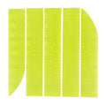 5 Sets Car Trunk Reflective Decorative Strip Anti-Scratch Car Tail Warning Decorative Stickers