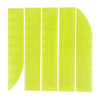 5 Sets Car Trunk Reflective Decorative Strip Anti-Scratch Car Tail Warning Decorative Stickers