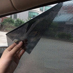 Car Electrostatic Sunshade Stickers Window Glass Sunscreen Heat Insulation Stickers Taiwanese Point Hole Film