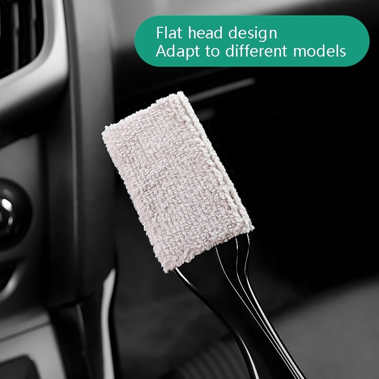 Car Air-Conditioned Air Outlet Cleaning Brush Car Interior Cleaning Tool Dust Soft Hair Brush