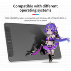 VEIKK VK1060PRO Digital Tablet Hand-Painted Board Electronic Drawing Board Can Connected To Mobile Phone — view 5