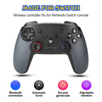 Bluetooth Wireless Gamepad Built-In Dual Motors With TURBO Function Suitable For Switch Pro