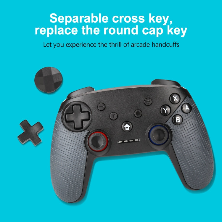 Bluetooth Wireless Gamepad Built-In Dual Motors With TURBO Function Suitable For Switch Pro