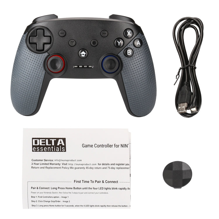 Bluetooth Wireless Gamepad Built-In Dual Motors With TURBO Function Suitable For Switch Pro