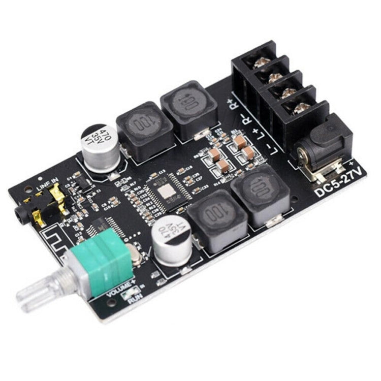 ZK-502C HIFI Wireless Bluetooth 5.0 TPA3116 Digital Power Audio Amplifier Board 50W X 2 Stereo AMP Amplificador — ZK-502C With Shell