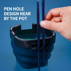 Folding Bucket Paint Box Multi-Function Palette Watercolor Humidor Portable Painting Tool — view 8