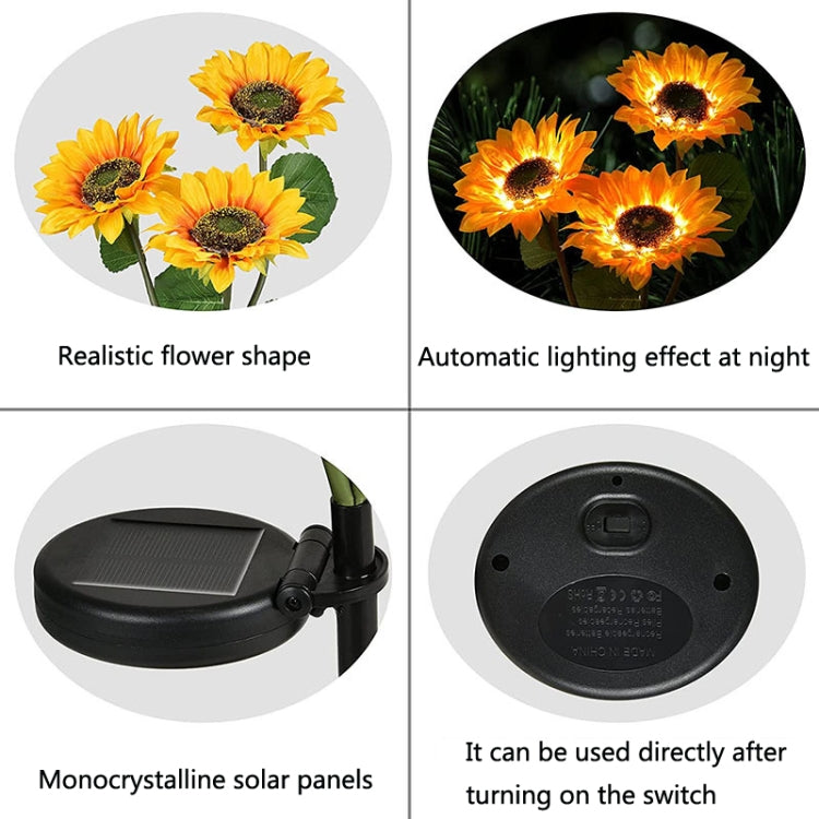 Solar Sunflower Decoration Light LED Garden Lawn Landscape Light — view 4