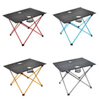 8249 Outdoor Ultra Light Aluminum Folding Table Small Portable Picnic Table
