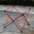 8249 Outdoor Ultra Light Aluminum Folding Table Small Portable Picnic Table