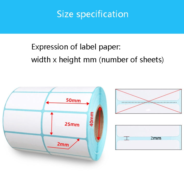 Sc5030 Double-Row Three-Proof Thermal Paper Waterproof Barcode Sticker — view 28