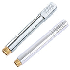Brass Stainless Steel Hand-Held Pressurized Shower Head — Round