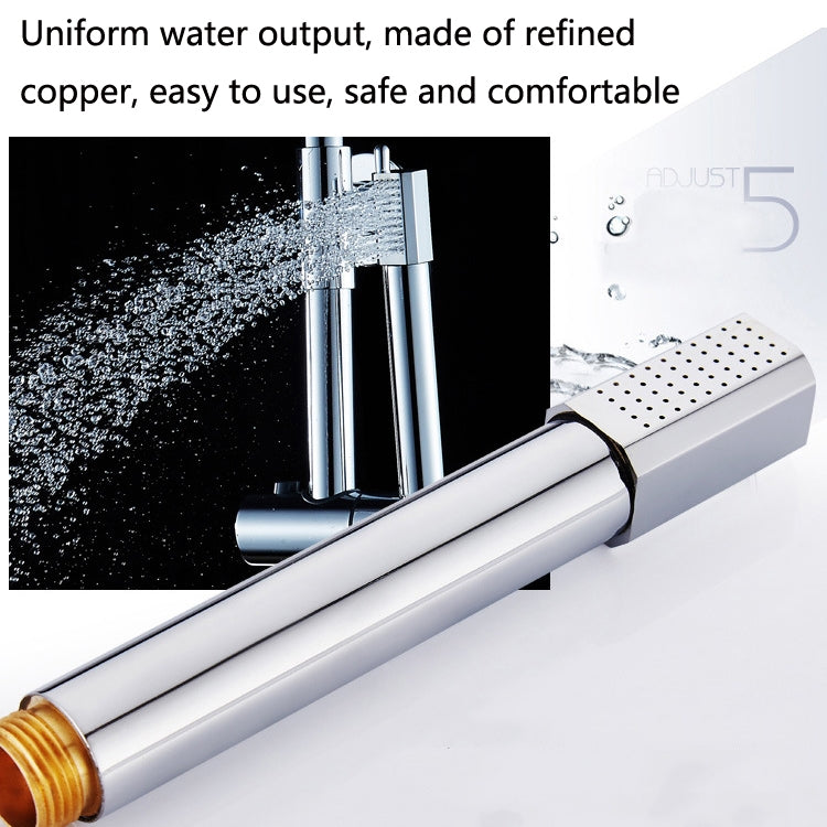 Brass Stainless Steel Hand-Held Pressurized Shower Head — view 7
