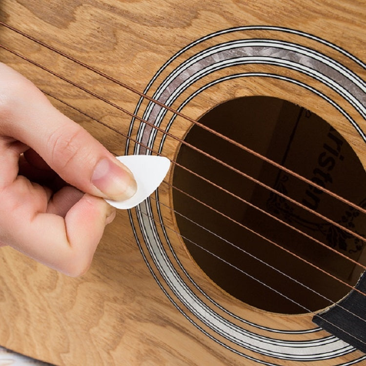 100 PCS Guitar Universal ABS Celluloid Pick Shrapnel Color Random Delivery