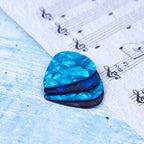 100 PCS Guitar Universal ABS Celluloid Pick Shrapnel Color Random Delivery