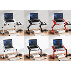 Oatsbasf Folding Computer Desk Laptop Stand Foldable Lifting Heightening Storage Portable Rack, Style: