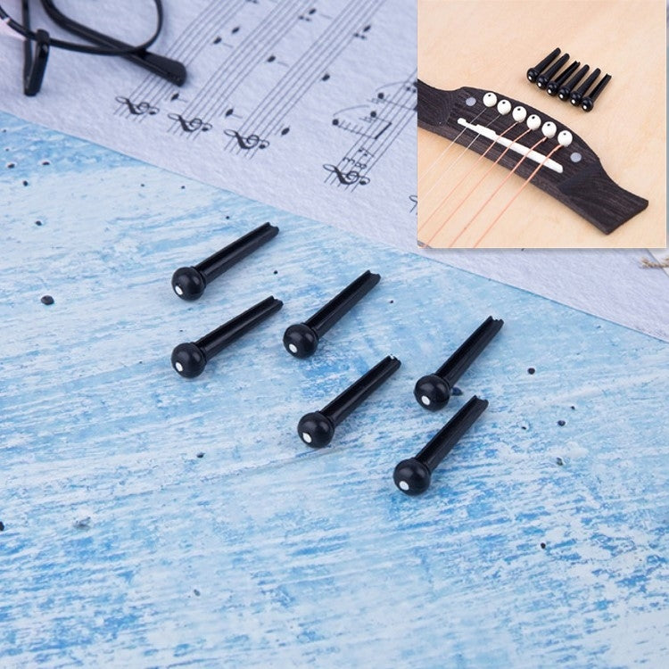 100 PCS Plastic Conical Cone String Nail for Guitar