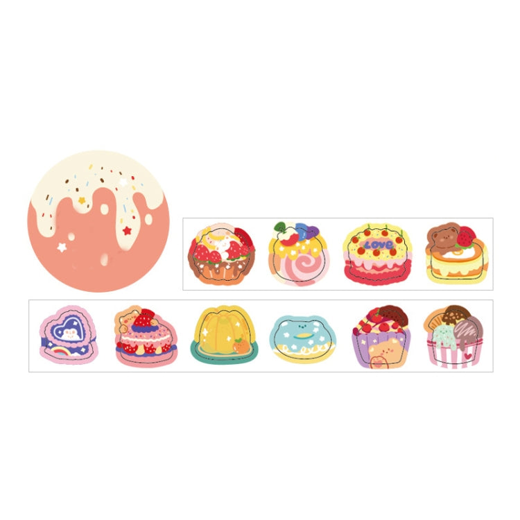 Washi Tape Sweetheart Bubble Machine Series Cartoon Decoration Stickers — Weather Forecast