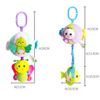 Three-dimensional Animal Baby Music Pull Bell Cloth Ball Bed Hanging Toy Baby Comfort Plush Bed Bell