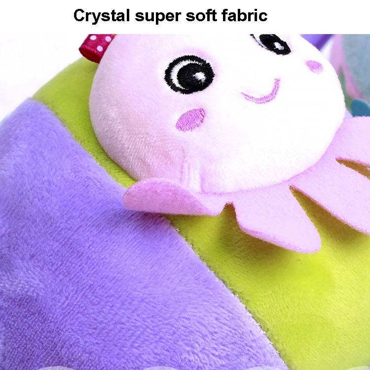 Three-dimensional Animal Baby Music Pull Bell Cloth Ball Bed Hanging Toy Baby Comfort Plush Bed Bell
