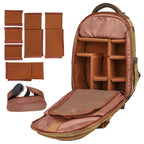 K813 Retro SLR Camera Bag Canvas Shoulder Computer Camera Bag — view 7