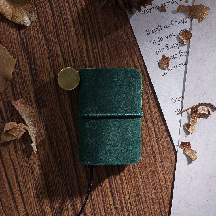 Ultra-Small Mini TN Hand Account Book Leather Notebook Portable Travel Diary