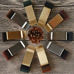 Vintage Notebook Leather Pen Clip Metal Pen Holder, Style: — view 6
