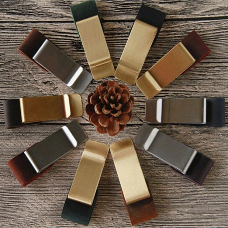 Vintage Notebook Leather Pen Clip Metal Pen Holder, Style: — view 6