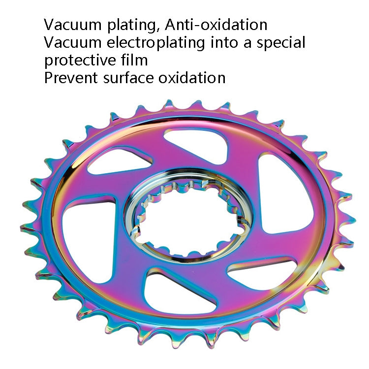 BDSNAIL Mountain Bike Single Disk GXP Direct-Shaped Integrated Disk Positive And Negative Tooth Disc