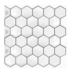 3D Crystal Epoxy Self-Adhesive Wall Sticker Bathroom Simulation Tile Sticker