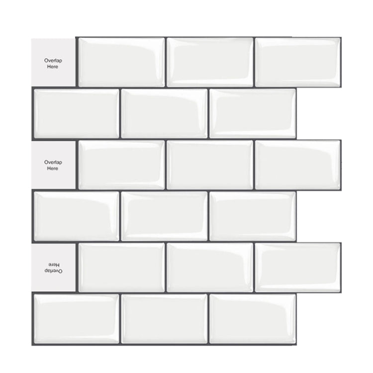 3D Crystal Epoxy Self-Adhesive Wall Sticker Bathroom Simulation Tile Sticker — MT1013