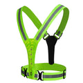 LED Reflective Vest High Stretch Outdoor Reflective Vest Traffic Safety Reflective Clothing