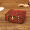 Antique Wooden Double Belt Jewelry Box，Specification：