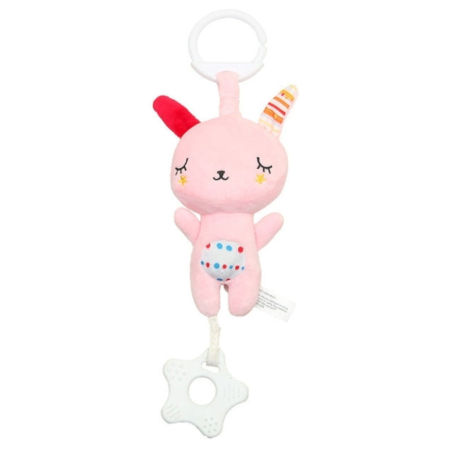 Baby Infant Rattles Plush Cute Animal Hanging Bell Play Toys