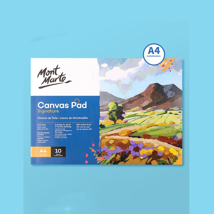 10 Sheet/pack Oil Acrylic Painting Canvas Pad Paper Book Painting Canvas Paper — view 7