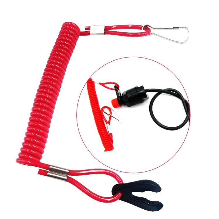 2 PCS Universal Ship Out-Of-Fire Switch Safety Rope Boot Machine Motorboat Emergency Exterior Switch Rope