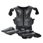 GHOST RACING Motorcycle Protective Gear Children Safety Riding Sport Vest + Knee Pads + Elbow Pads Protective Suit